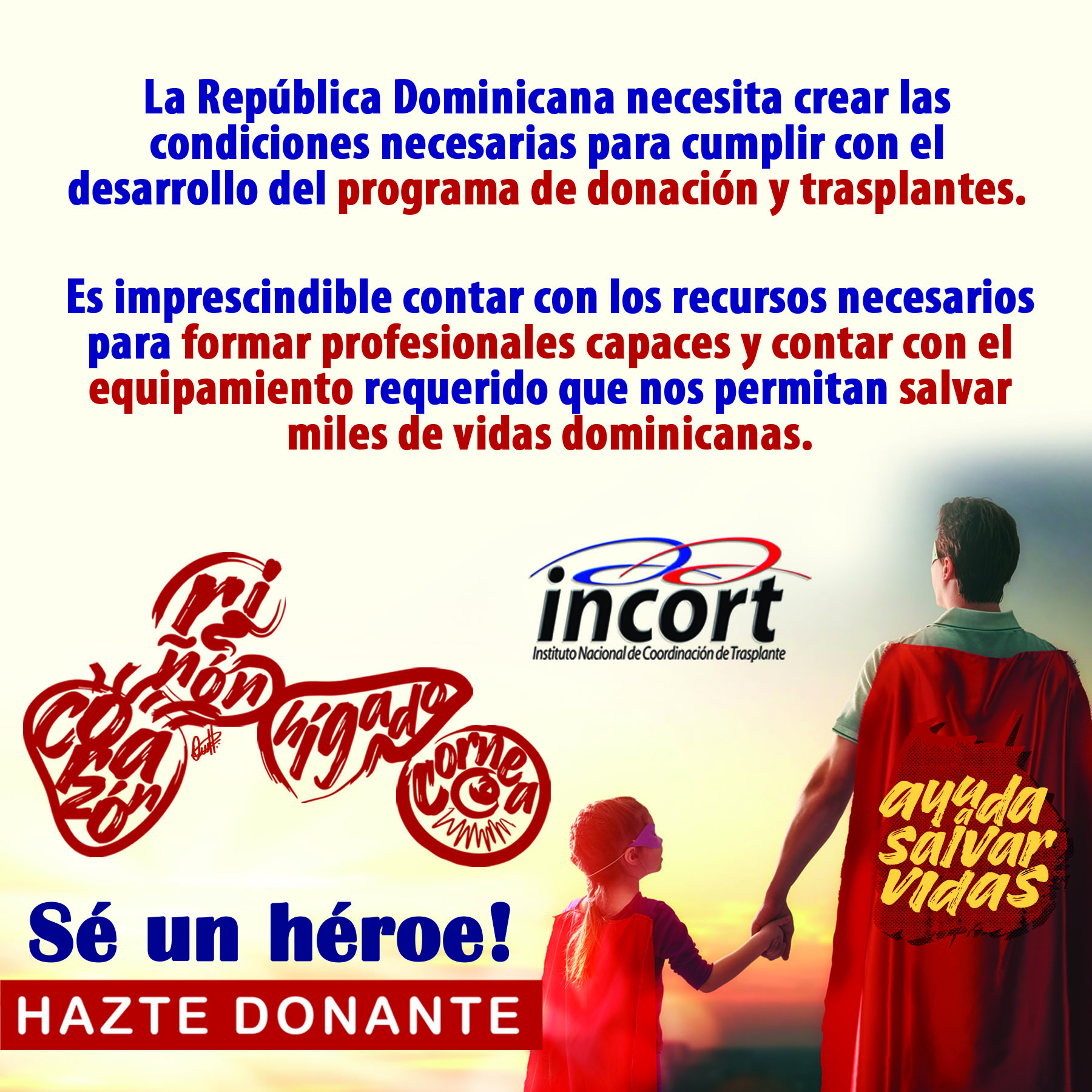 Instituto de Coordinación y Trasplantes INCORT lamenta situación de Andy Herrera